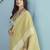 Sutriti olive green linen saree for women elegant festive ethnic party wear saree