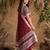 Sutriti women maroon woven design linen saree with silver zari