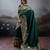 Sutriti women's dark green banarasi silk saree for festive & wedding wear