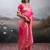 Sutriti women's rani pink banarasi silk saree for festive party & wedding ethnic wear