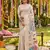 Sutriti beige tissue silk saree for women festive wedding party wear ethnic saree