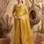 Sutriti mustard tissue silk saree for women wedding festive party ethnic wear