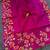 Pink matka silk saree  with heavy floral embroidery border with running blouse