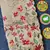 Beige matka silk saree with heavy floral embroidery border with running blouse