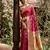 Sutriti women's magenta paithani soft silk saree for festive party & wedding wear with blouse piece