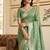 Sutriti mehendi green tissue silk saree for women festive wedding party ethnic wear
