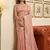 Sutriti rose pink tissue silk saree for women festive wedding party ethnic wear