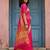 Sutriti hot rani pink bridal style soft lichi silk saree | heavy zari woven border & pallu for wedding guests