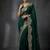 Green Color  Embroidery work of Beads & Sequins Work Satin Silk Saree