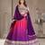 Purple Designer Faux Georgette Lehenga