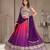 Purple Designer Faux Georgette Lehenga