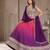 Purple Designer Faux Georgette Lehenga