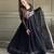 Black color faux georgette heavy embroidery work functional wear long gown