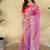 Pink royal gabanna silk saree woven in a shiny dual-tone finish