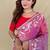 Pink royal gabanna silk saree woven in a shiny dual-tone finish