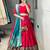 Firozi Color Zari Weaving Work Paithani Silk Lehenga Choli With Unstitched Blouse
