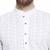 White chikankari cotton embroidery men kurta