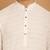 White chikankari cotton embroidery men kurta