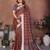 Brown color linen cotton silver zari border & weaving saree with un-stitched blouse