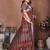 Brown color linen cotton silver zari border & weaving saree with un-stitched blouse