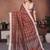 Brown color linen cotton silver zari border & weaving saree with un-stitched blouse