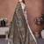 Mehendi color linen cotton silver zari border & weaving saree with un-stitched blouse