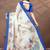 White printed art silk designer pallu saree