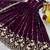 Purple color designer faux georgette sequins embroidered work readymade suit