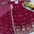 Rani pink color designer fox georgette sequins embroidered work readymade suit