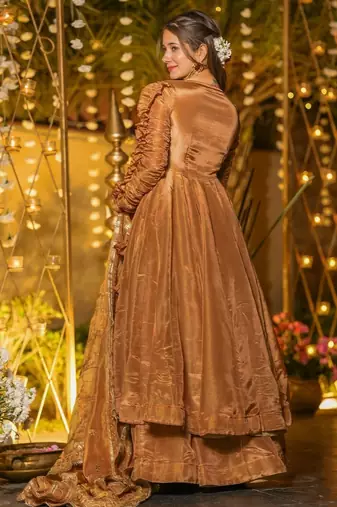 Chiku designer heavy fendy silk sequins embroidered work readymade suit