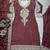 Maroon designer pure heavy chinon silk sequins embroidered work readymade suit