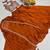 orange silk blend embroidered lehenga set