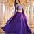 purple silk blend embroidered lehenga set