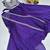 purple silk blend embroidered lehenga set