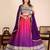 multicolor georgette embroidered lehenga set