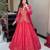 pink silkblend embroidered lehenga set