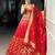 multicolor silkblend embroidered lehenga set