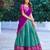 multicolor silkblend plain lehenga set