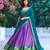 multicolor silkblend plain lehenga set