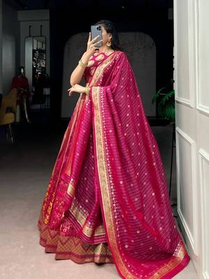 multicolor silkblend embroidered lehenga set 2