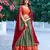 multicolor silkblend plain lehenga set