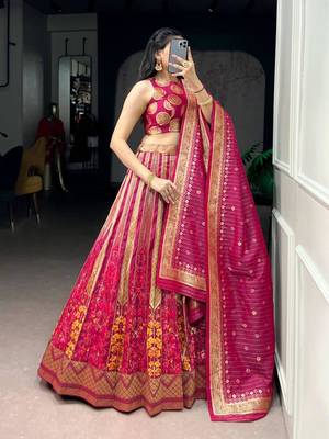 multicolor silkblend embroidered lehenga set 3