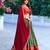 multicolor silkblend plain lehenga set