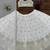 white georgette embroidered lehenga set