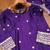 Purple designer chinon sequins embroidered work readymade suit