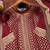 Maroon designer chinon sequins embroidered work readymade suit