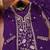 Purple designer fox georgette sequins embroidered work readymade suit