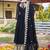 Black designer fox georgette sequins embroidered work readymade suit