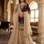 Wine designer heavy gmy silk sequins embroidered work readymade suit