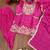 Rani pink designer chinon sequins embroidered work readymade suit